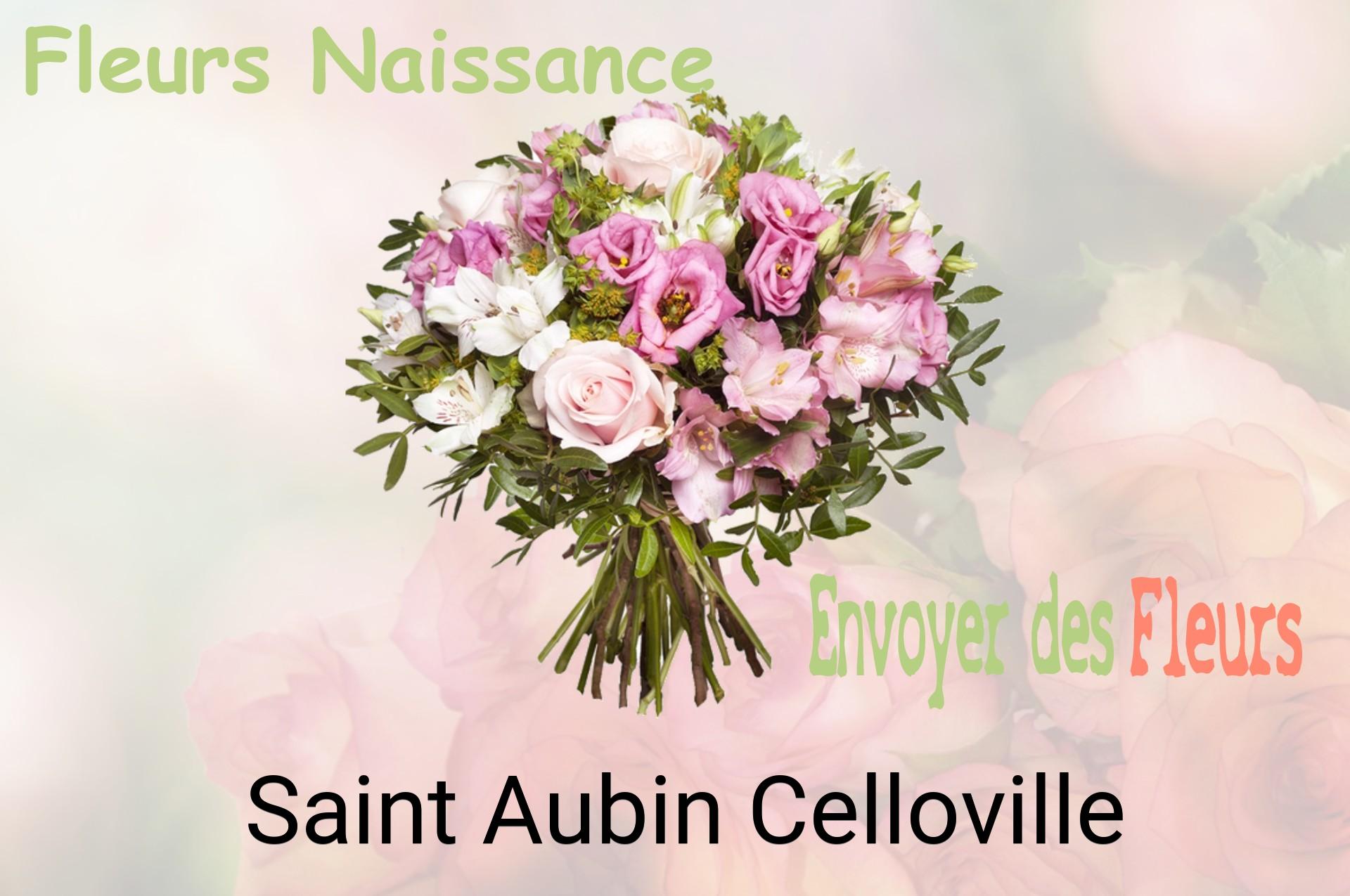 Bouquet de fleurs de naissance livré à Saint-Aubin-Celloville